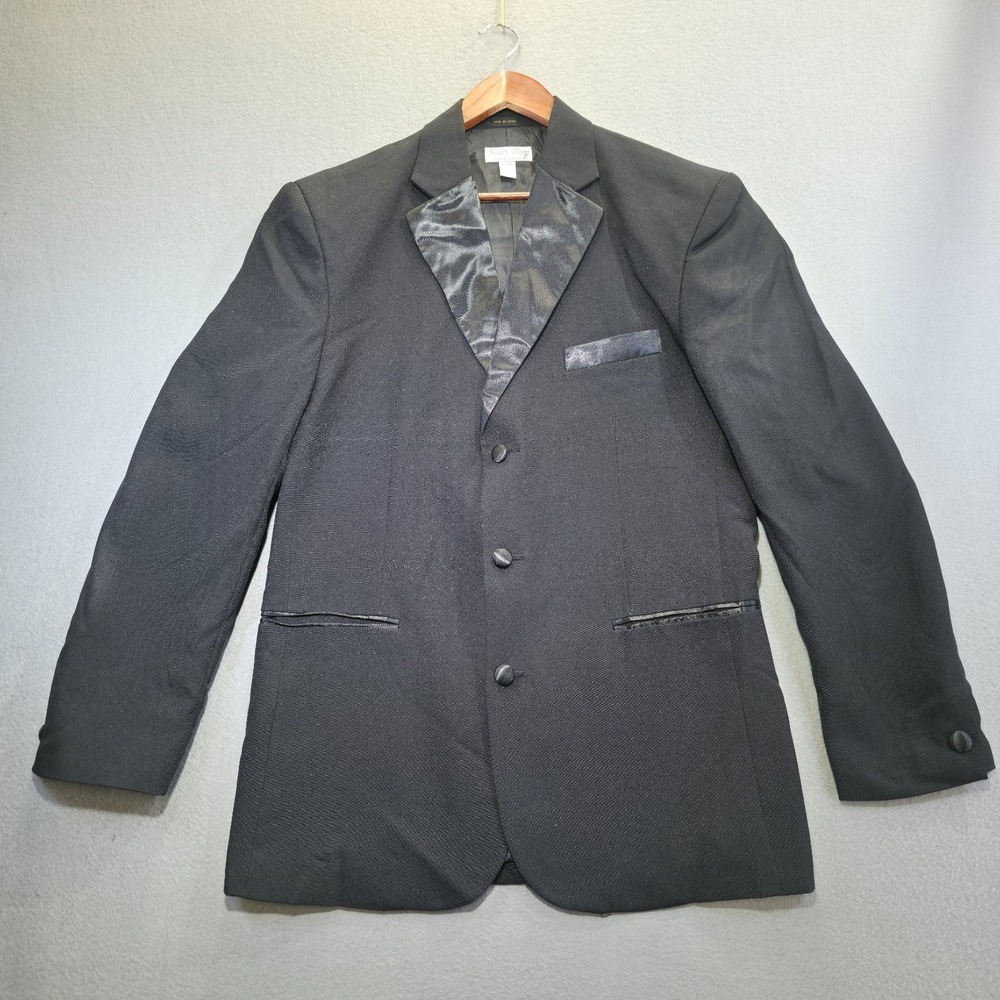 Sean Ray Men's‎ Black 3 Button Tuxedo Jacket Size 40/33
